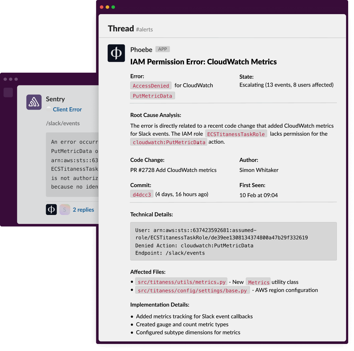 Alert Investigation screenshot