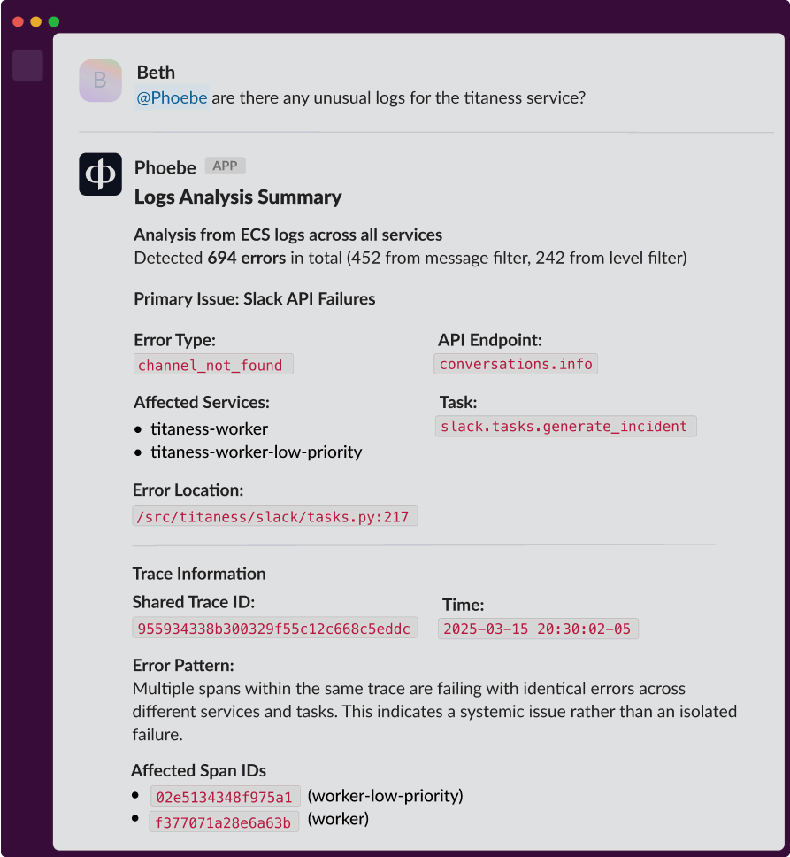 Search Agent screenshot